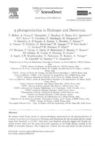 Eta photoproduction in Hydrogen and Deuterium